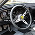 1972 Ferrari 365 Daytona Spyder dashboard and steering wheel AFTER restoration pic