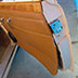 1961 Jaguar Mark 2 Restoration BEFORE picture passenger door bottom