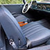 1964 Mercedes 230 SL front seats AFTER restoration pic